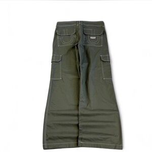 True Religion Olive Green Bobbi Baggy pants